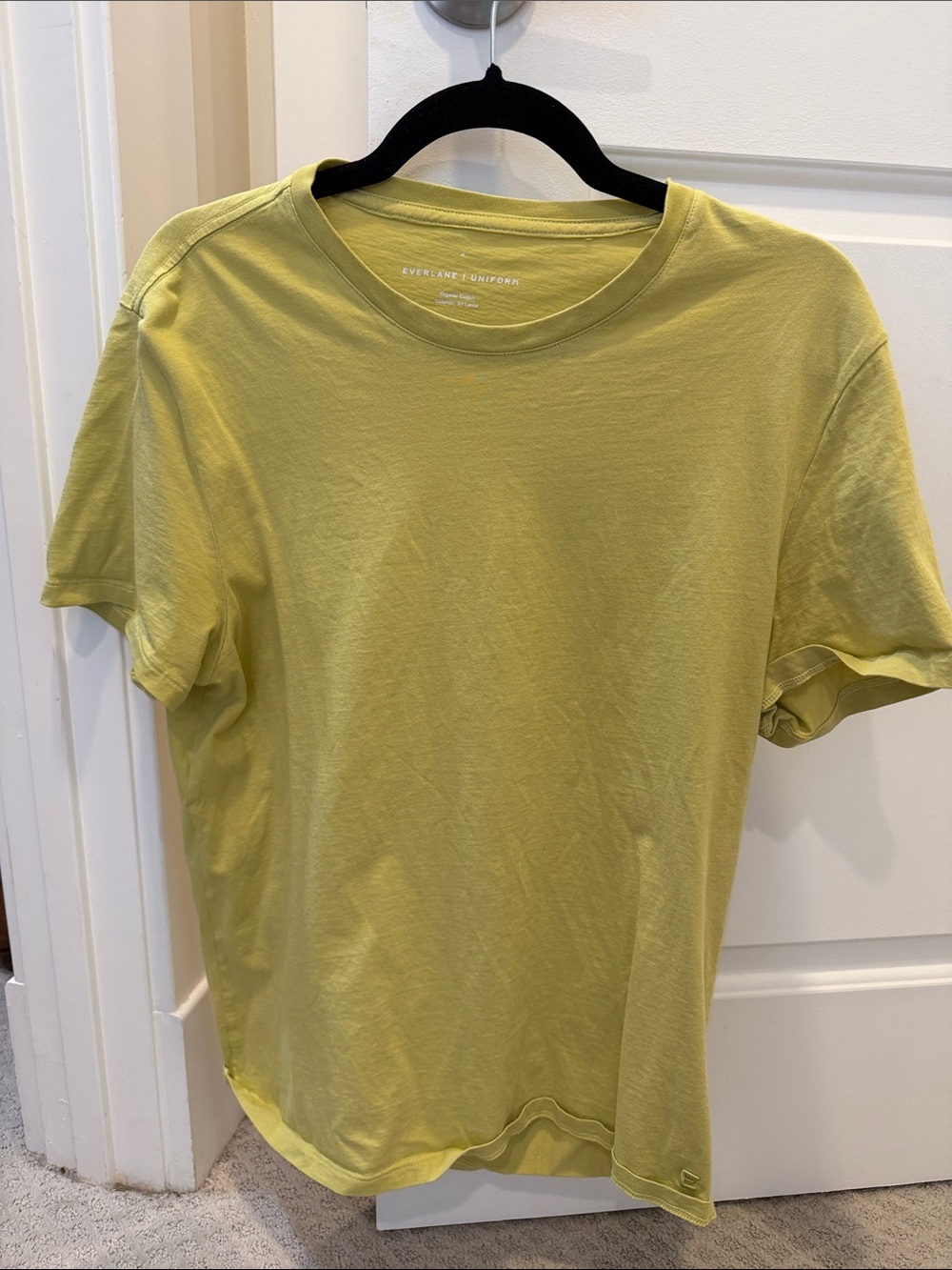 Everlane Men's Short-Sleeve Crew Tee — Chartreuse